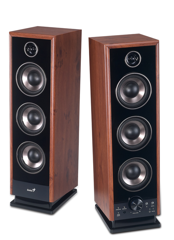 Genius Speaker Sp-Hf2020 Uk 100-240V, Brown